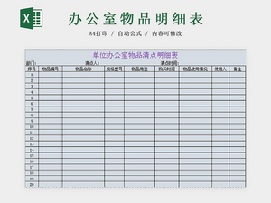 優(yōu)化家具銷(xiāo)售業(yè)務(wù)的庫(kù)存物品管理臺(tái)賬清單Excel表格模板